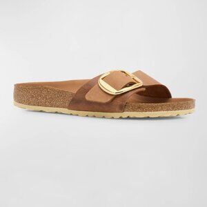 Birkenstock Madrid Buckle Sandals- Cognac- size 40